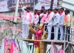 కాంగ్రెస్ రాక్షస పాలన పై భగ్గుమన్న బిఆర్ ఎస్…