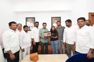 QWIKVIBE లోగో ను ఆవిష్కరించిన BRS పార్టీ వర్కింగ్ ప్రెసిడెంట్ కేటీఆర్ గారు…