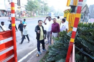 ప్రజాపాలన దినోత్సవ ఏర్పాట్లను పరిశీలించిన బల్దియా కమిషనర్ వెంకన్న…